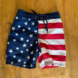 OshKosh B'gosh Kids Swim Trunks - Red, White, and Blue